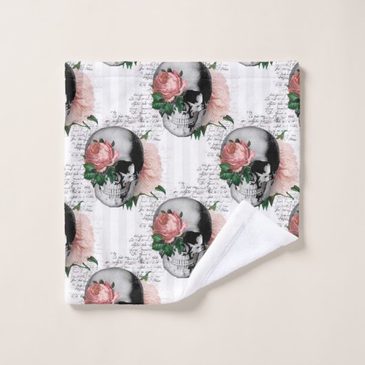 Série Pull Floral Rose Design 2 (Gant de toilette)