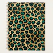 Série Teal et Gold Leopard Design 14 (Devant)