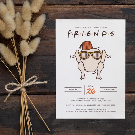 Série télévisée FRIENDS | Invitation à la fête Fri