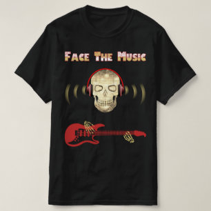 Serie van de schedel: Zie de muziek T-Shirt
