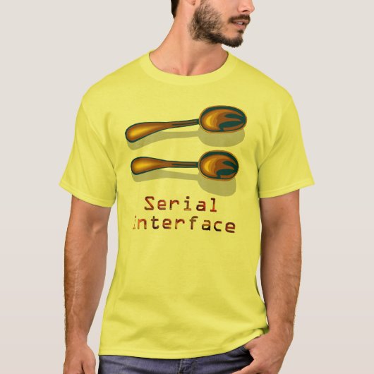 Seriële interface t-shirt (Voorkant)