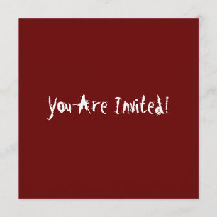 Seriële Killer Halloween-partij Kaart