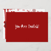 Seriële Killer Halloween-partij Kaart (Voorkant / Achterkant)