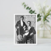 Seriële visitekaartje briefkaart (Staand voorkant)