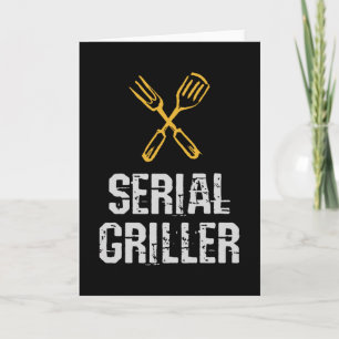 Seriemoordenaar op de grill BBQ master Grill beste Kaart