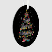 Séries de Noël de Chinchilla, rongeurs amusants No (devant)