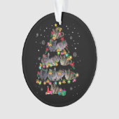 Séries de Noël de Chinchilla, rongeurs amusants No (devant)