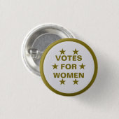 series of 8 collectable suffrage button (Voorkant /achterkant)