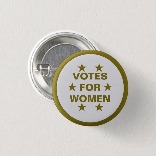 series of 8 collectable suffrage button (Voorkant /achterkant)