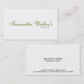 Serietype 2 visitekaartje (Voorkant / Achterkant)