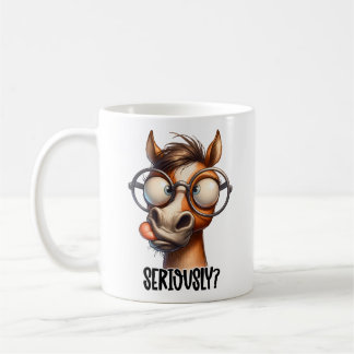 Serieus? Funny Horse Mok