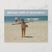 Serieus Happy Venice Beach Briefkaart! Briefkaart (Voorkant)