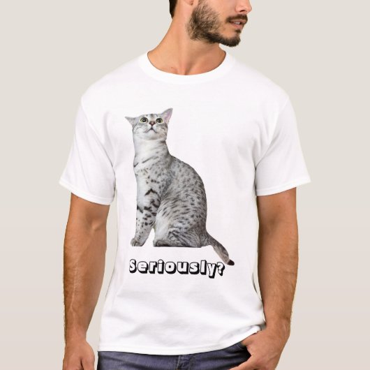 Serieus? Kitty T-shirt (Voorkant)