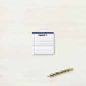 "Serieus?" Legitieme whitepad Funny 3X3 Post-it® Notes (Op bureau)