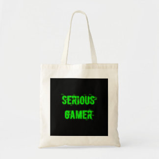 Serieuze gamer - Groen Tote Bag