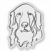 Serieuze gouden vibes sticker (Voorkant)