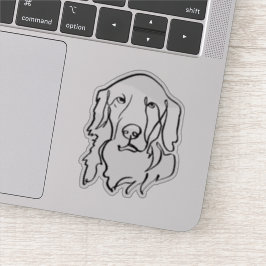 Serieuze gouden vibes sticker