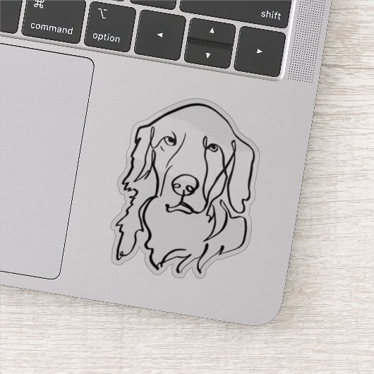 Serieuze gouden vibes sticker (Detail)