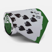 Serieuze poker stropdas (Opgerold)