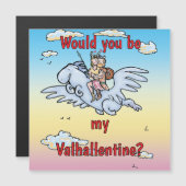 Seriez-vous ma Carte Magnétique Valhallentine (Devant / Derrière)