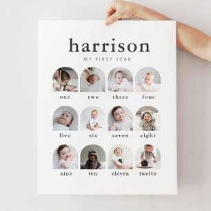 Serif Arches 1st Year Fotocollage Poster