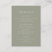 Serif Elegant Faire-part de mariage Moderne (Devant)