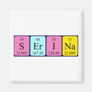 Serina periodieke table name magnet magneet