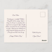 Sering Bloeit Moederdag Kaart (Achterkant)