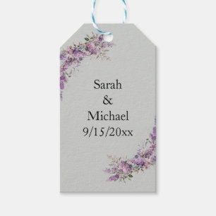 Sering bloem cadeaulabel