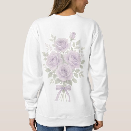 Sering Bloem Moederdag Sweatshirt (Achterkant)