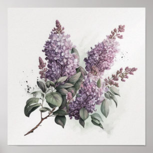 Sering Bloemen Kunstprint Poster 