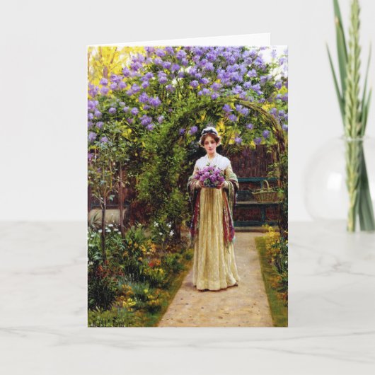 Sering door Edmand Blair Leighton Kaart (Voorkant)