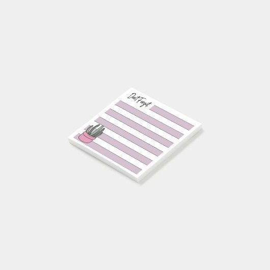 Sering | Gelinieerd | Potted Succulent -  Post-it® Notes (Schuin)