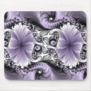 Sering Illusie Abstract Bloemrijke Fractale Kunst Muismat