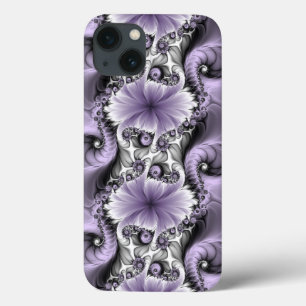Sering Illusie Abstracte Bloemige Fractale Kunst F iPhone 13 Hoesje