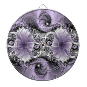 Sering Illusie Abstracte Bloemige Fractale Kunst F Dartbord