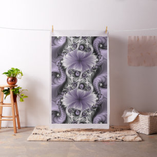 Sering Illusie Abstracte Bloemige Fractale Kunst F Stof