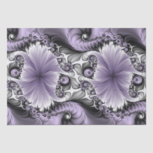 Sering Illusie Abstracte Bloemige Fractale Kunst F Tissuepapier