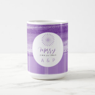 Sering Modern Plaid Monogram Koffiemok