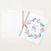 Sering Waterverf Bloemenkrans Monogram Planner (Display)