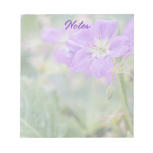 Sering Wilde Bloem Foto Geranium Botanische Bloem Notitieblok