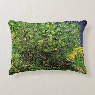 Seringen van Vincent van Gogh, Oude Tuinbloemen Decoratief Kussen