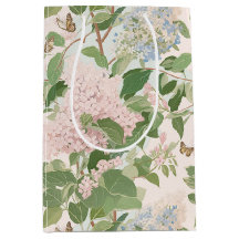 Seringentuin Bloemen, Roze, Blauw en Salie