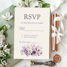 Seringentuin Lantaarn Romance RSVP Kaart