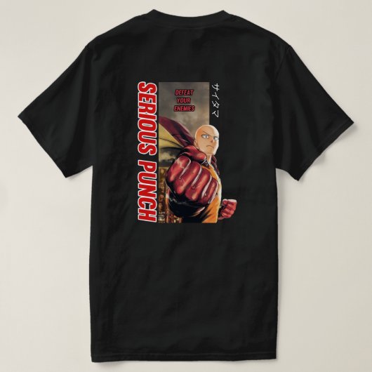 Serious punch t-shirt (Design achterkant)