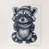 Serious Raccoon Puzzle (Vertical)