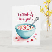 Seriously Cereal Love Card Kaart (Gele Bloem)