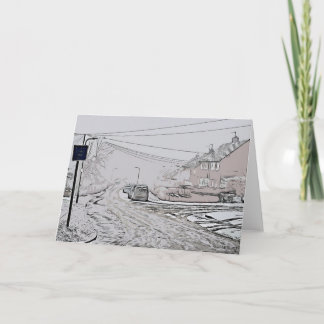 Serlby Lane, Harthill met Woodall. Kaart