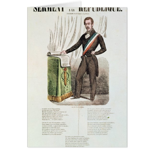 Serment a la Republique', (Devant)