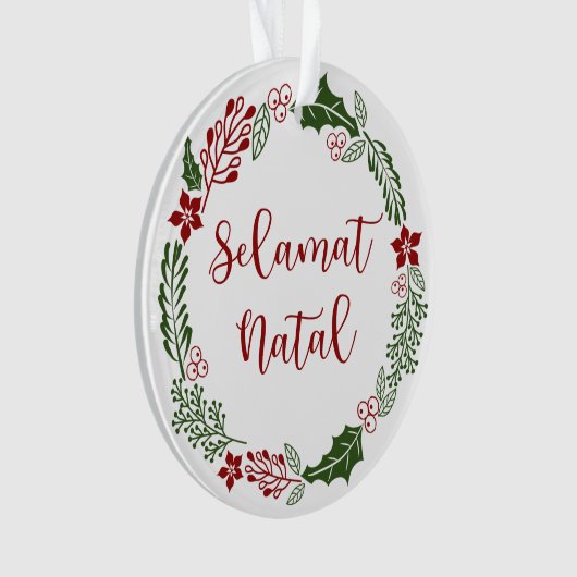 Serment de Noël indonésien, Selamat Natal (devant)